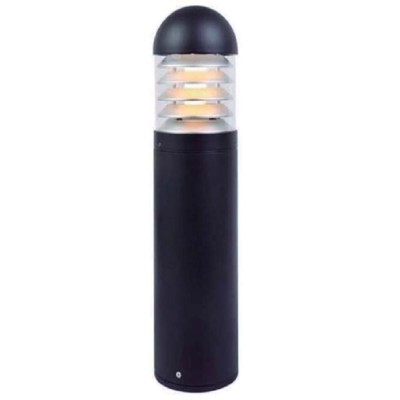 LED Cast metal bollard light black garden path light 120v