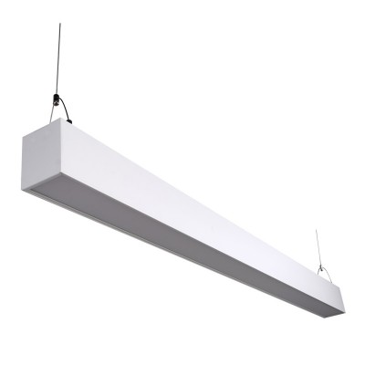 4FT 0-10v dimmable led linear pendant light linkable suspension lighting fixture DLC listed